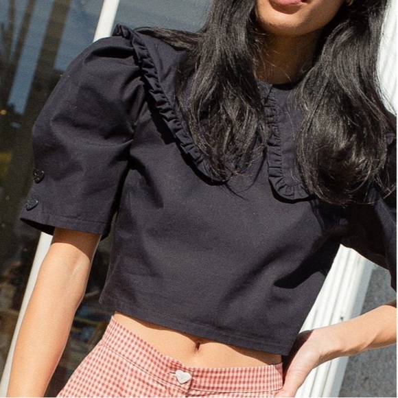 Lisa Says Gah Wendy Top in black size S - Picture 2 of 11